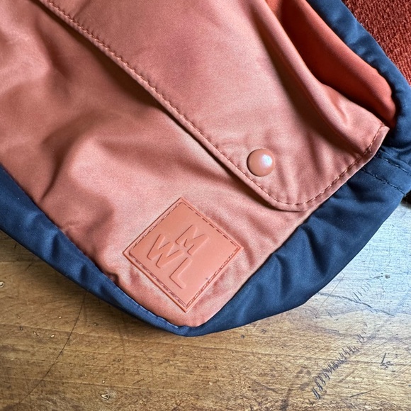 EUC Madewell - The Sport Fanny/Crossbody Bag in Colorblock in Dark Baltic Multi - Picture 2 of 10